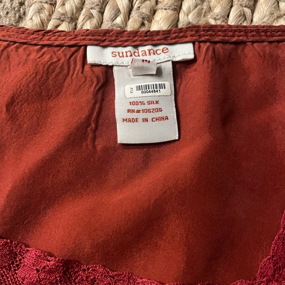 Sundance Silk Long sleeve blouse - Picture 10 of 11